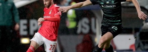 Забарный в матче против "Бенфики"