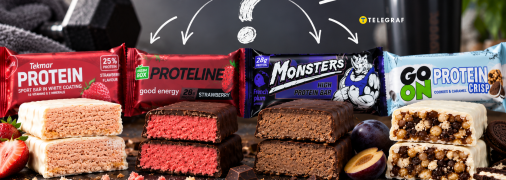 Четыре батончика с надписью Protein – но результат совершенно разный