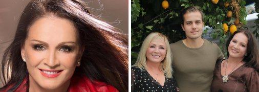 Софія Ротару із сестрою Аурікою та онуком Анатолієм