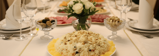 Салат з куркою та апельсином