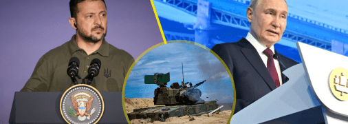 Володимир Зеленський та Володимир Путін