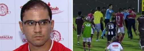 Сена устроил драку на поле