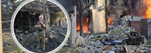 "Харьков – мой дом. Я не уеду": российская ракета попала во двор известного харьковского волонтера и бизнесмена (фото)