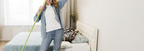 Кімната добре пахне після невеликого прибирання