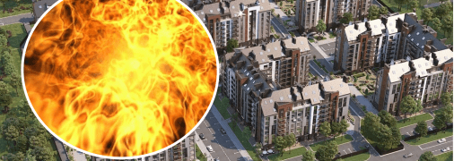 Масштабный пожар