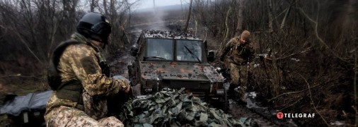 В таких условиях работают украинские военные под Бахмутом