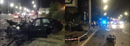 "Тяжко": дружина блогера Данильця прокоментувала ДТП з ним у Києві