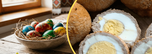 М'ясний рулет з яйцем