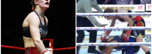 Добивала суперницю, що стала на коліна: брутальний жіночий бокс (відео)