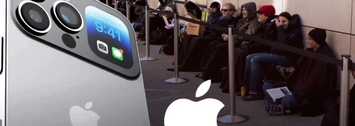 Офіційних айфонів ще немає. А черга на них є