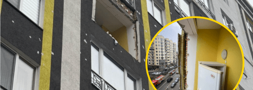 Квартира после взрыва