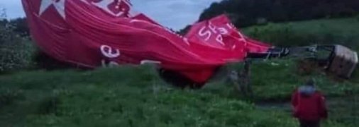 "Когда воздушный шар несло через кладбище, корзиной сбило 26 памятников" – подробности ЧП на Хмельнитчине