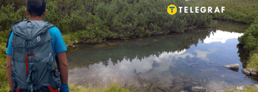 Водойма сховалася в Карпатських горах