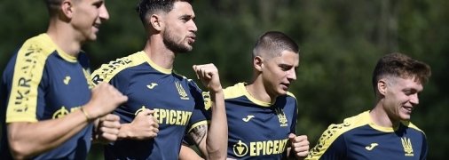 Украинцы готовятся к следующему матчу
