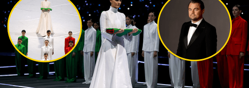 Виттория Черетти и Леонардо Ди Каприо