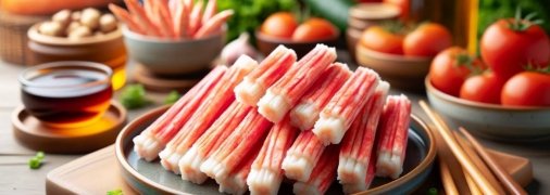 Крабові палички не мають ніякого відношення до справжніх крабів (фото створене з допомогою ШІ)