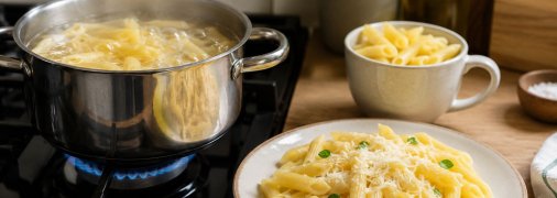 Приготовлені макарони