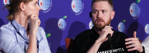 Політтехнолог Віктор Березенко на Економічному форумі