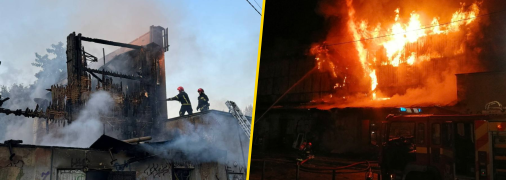 Горел кинотеатр и не только: по Львову прокатилась массовая волна поджогов (фото)