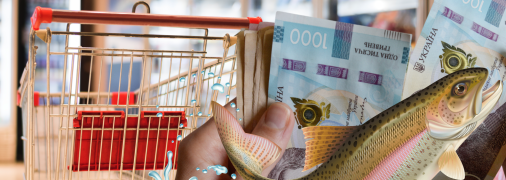 Шмат риби має 240 грамів
