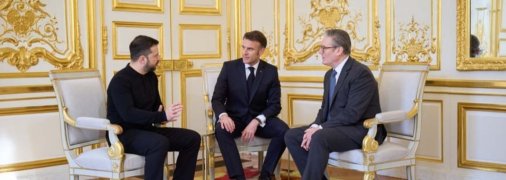 Зеленський, Макрон та Стармер