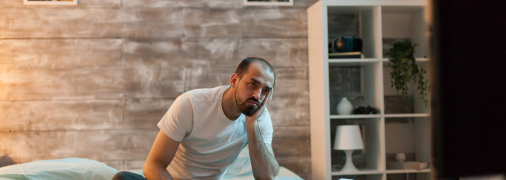 Такий чоловік просто сидить на місці