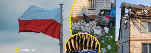 Налет российских дронов в Польше