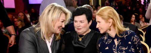 Соучредительницы Конгресса во время мероприятия