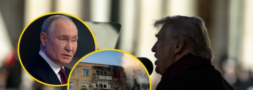 Владимир Путин, Дональд Трамп, обстрелы Украины