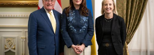 Кіт Келлог та Юлія Свириденко