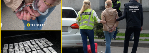 Задержание подозреваемой