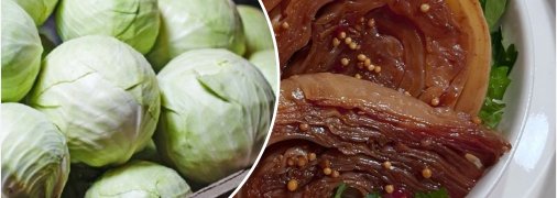 Капуста с соевым соусом в духовке