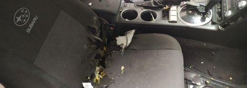 Следователи уверены, что взрывчатка находилась на переднем сидении в сумке