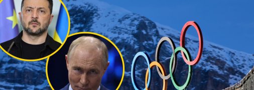 Володимир Путін та Володимир Зеленський