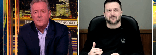 Пирс Морган и Владимир Зеленский