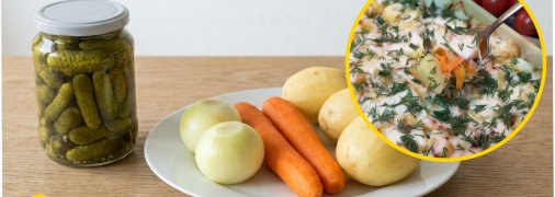Запеченный картофель с корнишонами