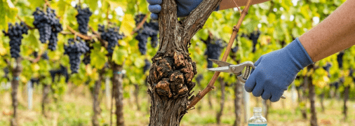 Что такое бактериальный рак на винограде и что делать