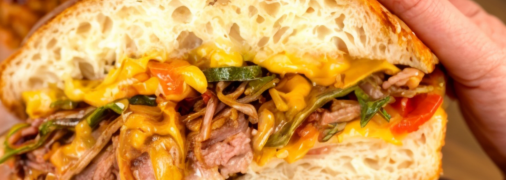 Смачний бургер з ніжною курятиною