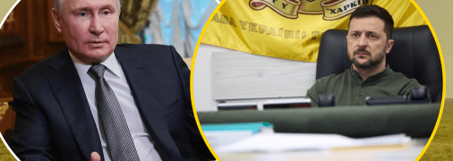 Владимир Путин и Владимир Зеленский