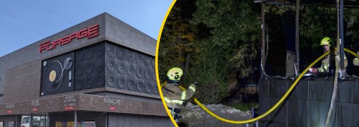 Forsage Club до та після пожежі