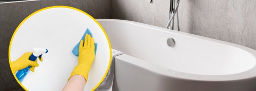 Чем очистить ванну от налета