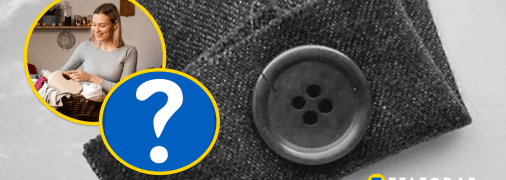 Жінка з пранням та шматок тканини