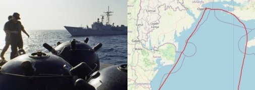 Россияне забивают зерновой коридор минами