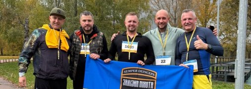 Благотворительный забег "Чистое небо" собрал более 260 тысяч для сил ПВО, а меценат Олег Крот удвоил сумму до более полумиллиона