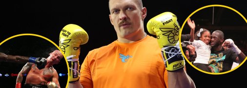 Александр Усик и Деонтей Уайлдер