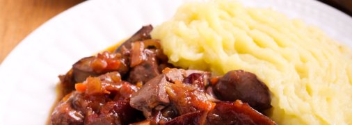 Тушеная печень