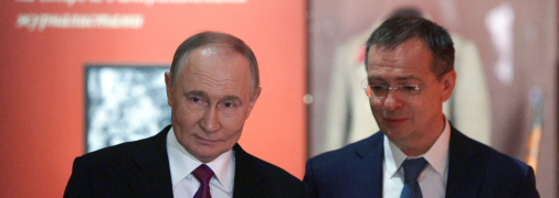Владимир Путин и Владимир Мединский