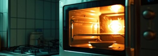 Після чищення протріть мікрохвильовку насухо (фото створене з допомогою ШІ)