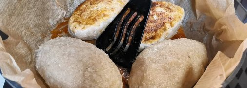 Жарка котлет на пергаменте