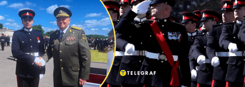 Залужный засветился на выпускном в элитной военной академии Великобритании (фото)